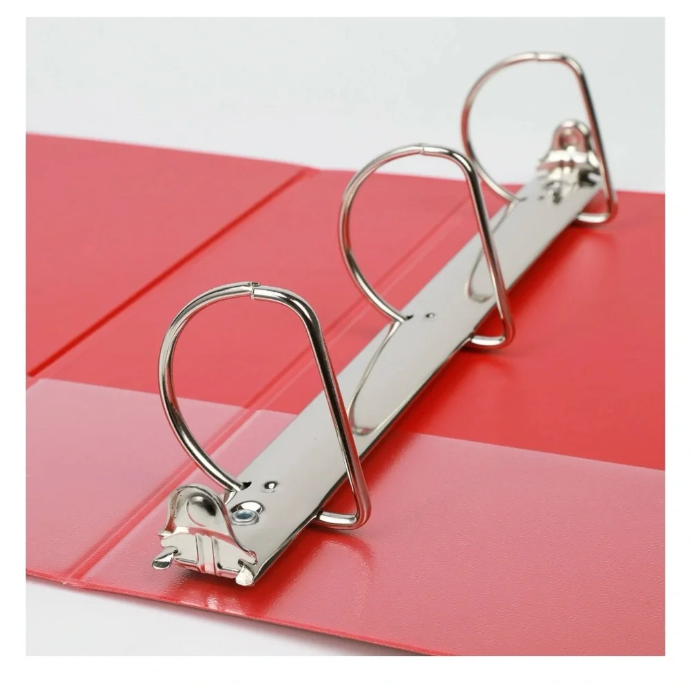 Two Durable View red binders by Pen Gear NWT